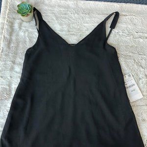 NWT Zara V-Neck Black Cami XS